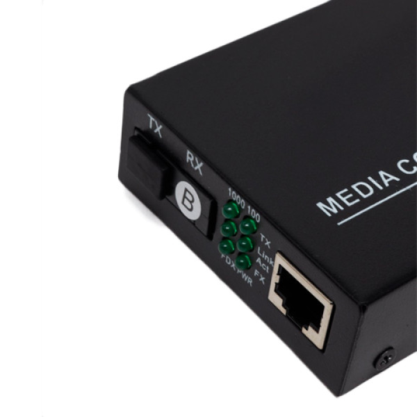 Медиаконвертер 10/100/1000 BASE-TX to 100/1000 BASE-FX (20KM)